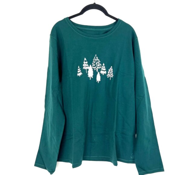 Cuddl Duds Womens/Mens Sleepwear 2-Piece Pajamas Jersey & Microfleece Pajamas - Picture 2 of 6